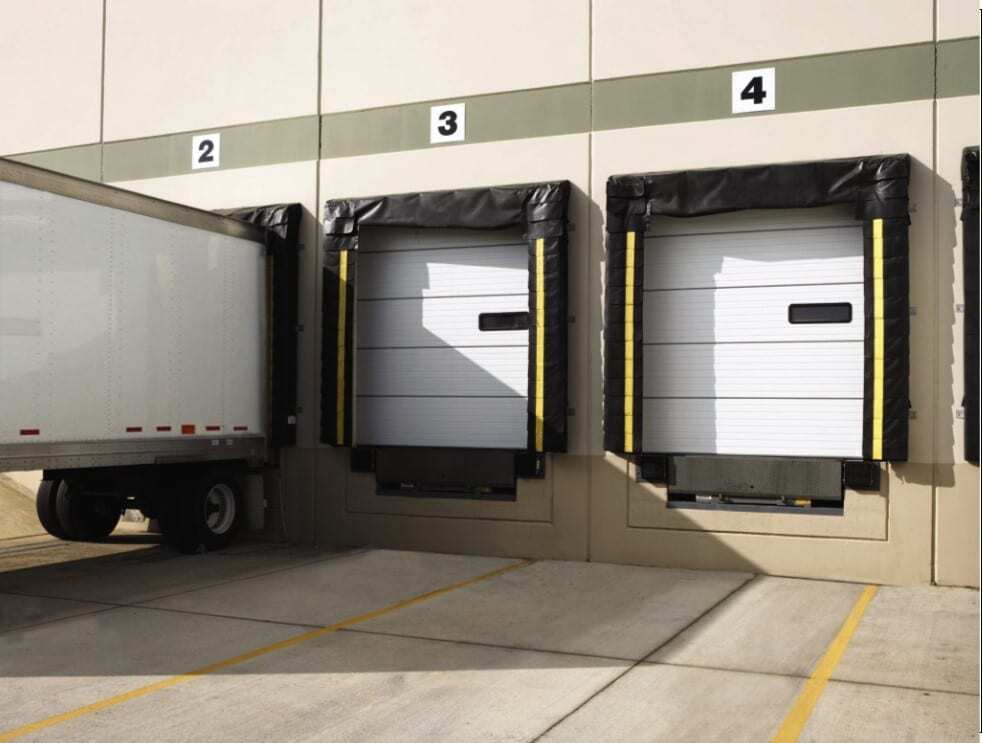 Insulated, Thermospan®, Model 125, White Finish,Vision Lites Insulated Sectional Steel Doors - Wayne-Dalton of Windsor, Garage Doors