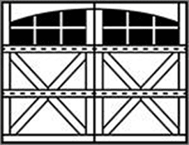 7101 Clydesdale 1 Wood Garage Doors 7100 Series - Wayne-Dalton of Windsor, Tecumseh