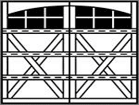 7101 Clydesdale 4-Section Arched Wood Garage Doors 7100 Series - Wayne-Dalton of Windsor, Tecumseh