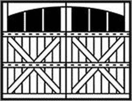7101 Clydesdale Grooved 1 Wood Garage Doors 7100 Series - Wayne-Dalton of Windsor, Tecumseh
