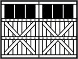 7101 Clydesdale Grooved Wood Garage Doors 7100 Series - Wayne-Dalton of Windsor, Tecumseh