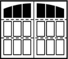 7104 Palomino Wide arched Wood Garage Doors 7100 Series - Wayne-Dalton of Windsor, Tecumseh