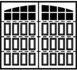 7105 Stallion Narrow 4 Section 1 Wood Garage Doors 7100 Series - Wayne-Dalton of Windsor, Tecumseh