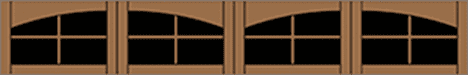 7400 series 16 Lite Double Arch Wood Garage Doors 7100 Series - Wayne-Dalton of Windsor, Tecumseh