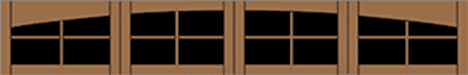 7400 series 16 Lite Single Arch Wood Garage Doors 7100 Series - Wayne-Dalton of Windsor, Tecumseh