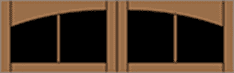7400 series Arched 4 Lite (S) Wood Garage Doors 7100 Series - Wayne-Dalton of Windsor, Tecumseh