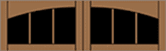 7400 series Arched 6 Lite (S) Wood Garage Doors 7100 Series - Wayne-Dalton of Windsor, Tecumseh