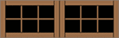 7400 series Square 12 Lite (S) Wood Garage Doors 7100 Series - Wayne-Dalton of Windsor, Tecumseh