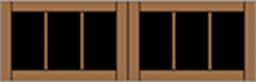 7400 series Square 6 Lite (S) Wood Garage Doors 7100 Series - Wayne-Dalton of Windsor, Tecumseh