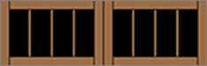 7400 series Square 8 Lite (S) Wood Garage Doors 7100 Series - Wayne-Dalton of Windsor, Tecumseh