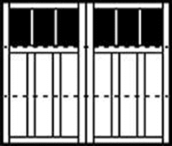 7401 Preakness 3-Section Square Wood Garage Doors 7400 Series - Wayne-Dalton Sales Center of Windsor