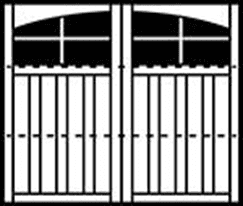 7402 Churchill 3-Section Arched Wood Garage Doors 7400 Series - Wayne-Dalton Sales Center of Windsor
