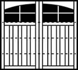 7402 Churchill 4-Section Arched Wood Garage Doors 7400 Series - Wayne-Dalton Sales Center of Windsor