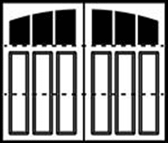7405 Remington 3-Section Arched Wood Garage Doors 7400 Series - Wayne-Dalton Sales Center of Windsor