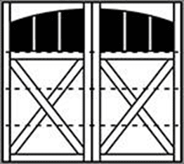 7411 Belmont 4-Section Arched Wood Garage Doors 7400 Series - Wayne-Dalton Sales Center of Windsor