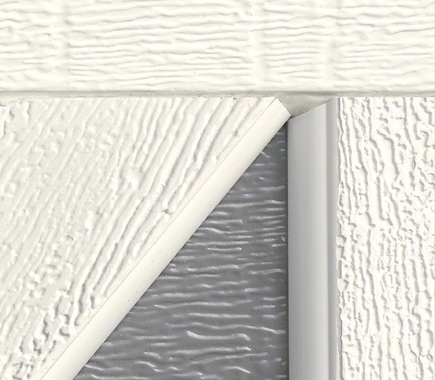 9700-color-gray-white Carriage House Steel Garage Doors 9700, Wayne Dalton of Windsor