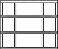 model 9700 Hampton 7ft Carriage House Steel Garage Doors 9700, Wayne Dalton of Windsor