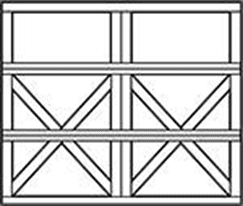 model 9700 Lexington 7ft Carriage House Steel Garage Doors 9700, Wayne Dalton of Windsor