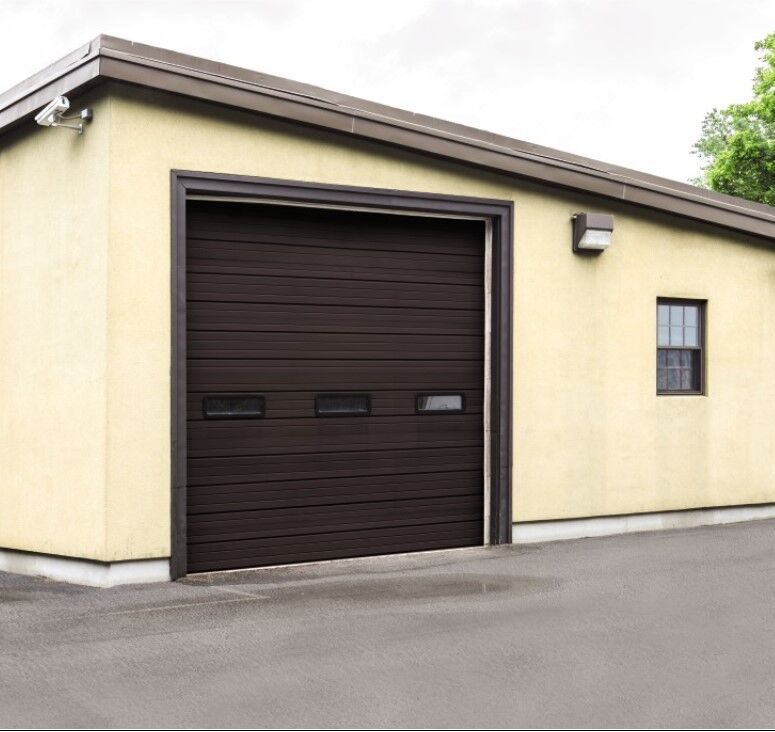 Non- Insulated Sectional Steel Garage Door – Model 2415 Sectional Steel Doors Model 2411 & 2415, Wayne Dalton, Windsor